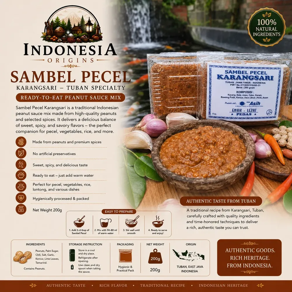 Sambel Pecel Karangsari — Indonesia Origins product